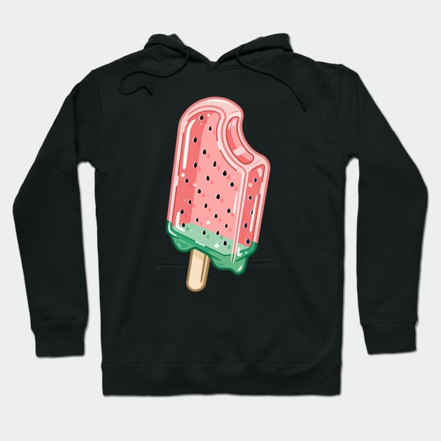 Watermelon popsicle Hoodie by veraphina